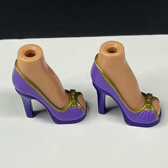 Bratz Versace Princess High Heel Shoes Purple & Gold - Picture 2 of 8